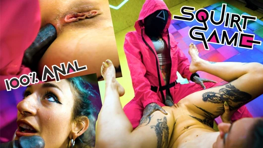 Fışkırtma oyunları: sıska dövmeli bebek için %100 anal - taşaklar derin, atm, yüze boşalma, yutma