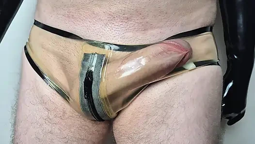 Külotta lateks mastürbasyon 4k