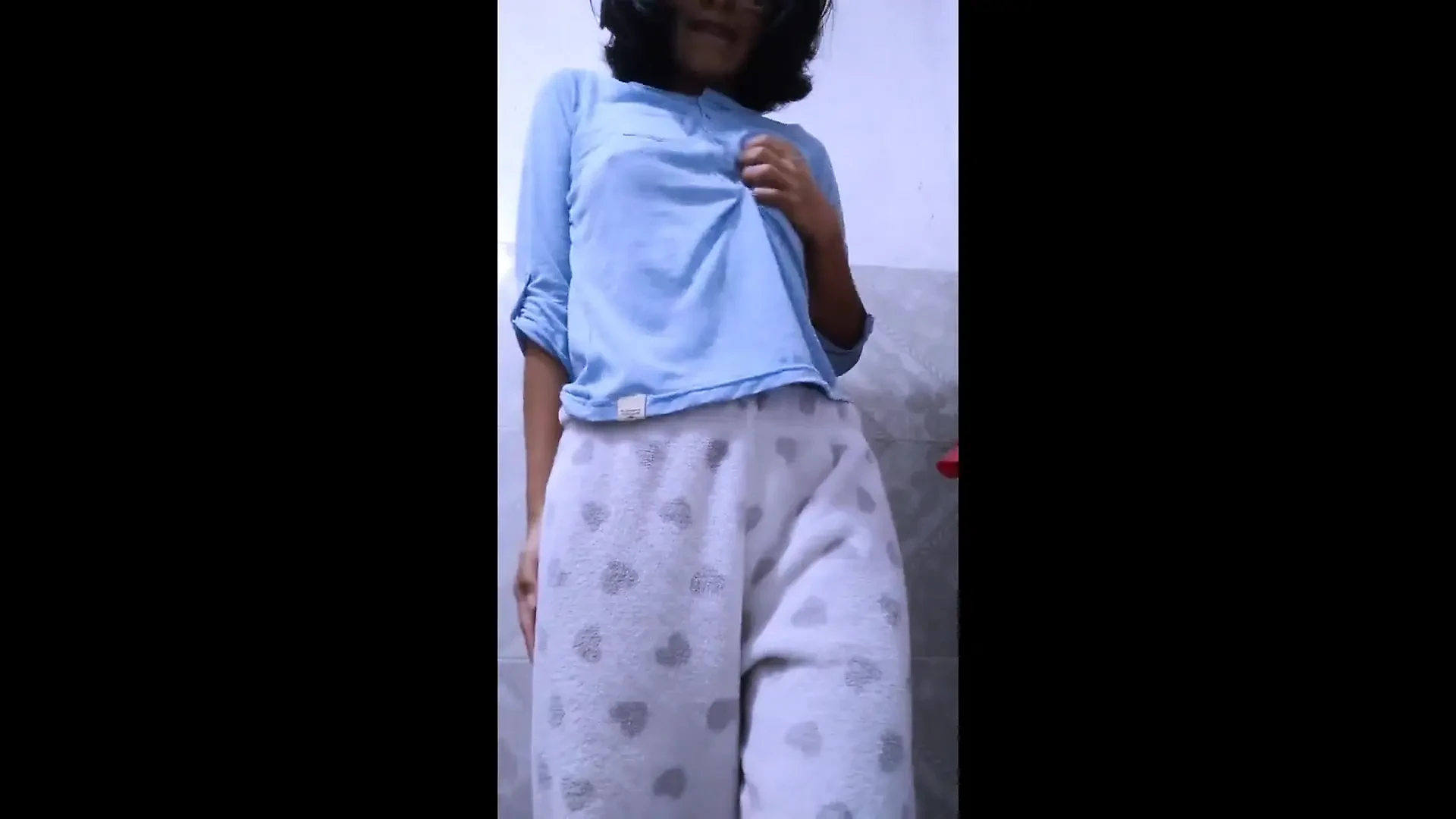 Indian College Girl Fingering Deep Pussy and Show Asshole with Sexy Body at a Bathroom