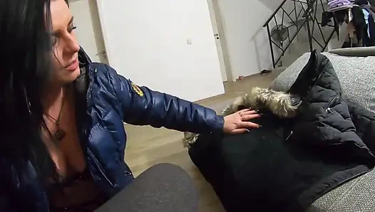 Derin sakso, gömleğime boşal