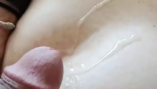 Bayan j'ye büyük boşalma