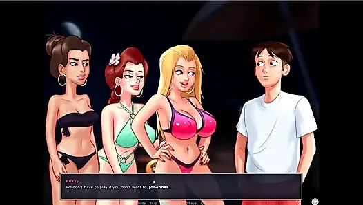 Yaz mevsimi efsanesi - Johannes Suda sikiliyor ... Johannes bayanlar ile tekrar bottel çevirmece oynadı