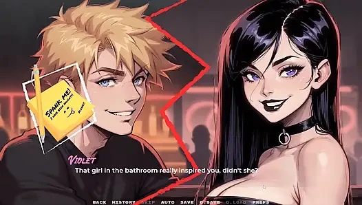 Yeni kız arkadaşım tabu hentai oyunu ep. 41 gotik kız arkadaşımla bdsm şaplak!