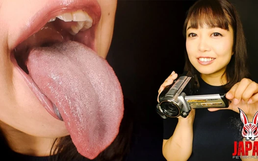 Kolay mastürbasyon bakış açısı - yuka asami'nin kırmızı dili, ıslak salyası ve mutlu son