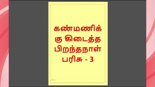 Kanmani'nin doğum günü hediyesi - bölüm 3 - tamil sesli seks hikayesi