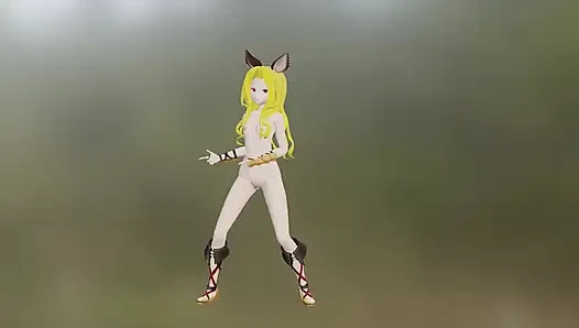 S-cathacha pokedance sarışın saç rengi düzenleme smixix
