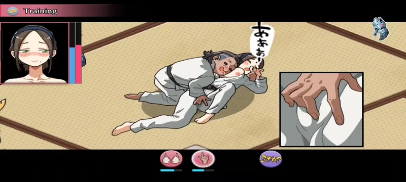 Oyun oyun judo eğitmeni insanların sikişiyor.