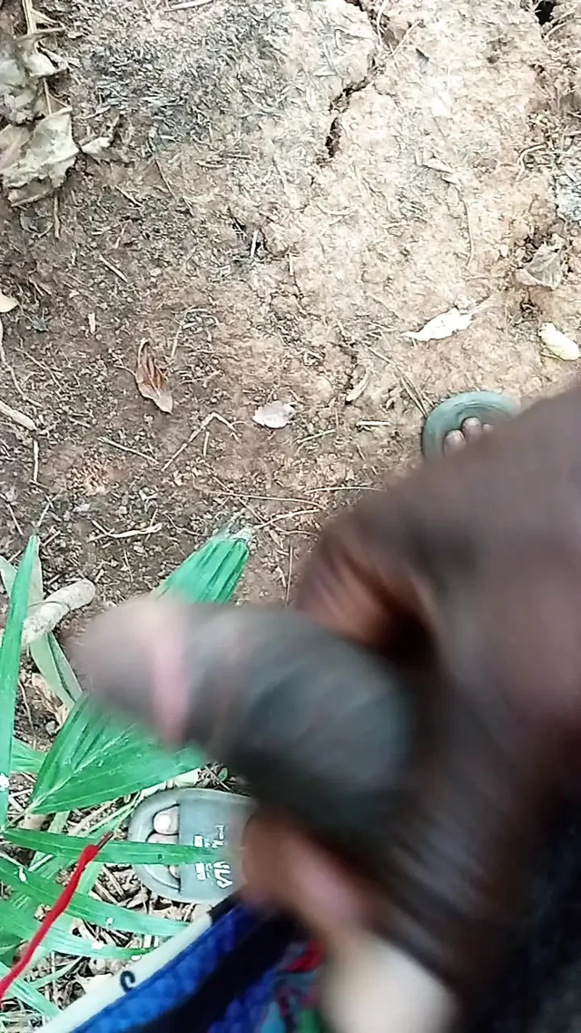 An Africans guy trying to wake his big dick