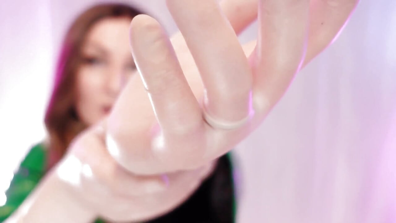 Asmr: cerrahi eldiven fetişi (Arya Grander tarafından sfw videosu).