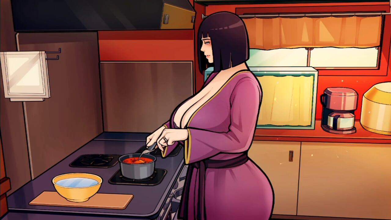 Konoha orta yaşlı seksi kadınlar #7: üvey annem Hinata cinsel olarak tatminsiz - erotik oyun tarafından