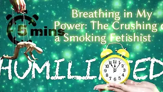 Shamestream: gücümde nefes alıyorum - sigara içen bir fetişin ezilişi