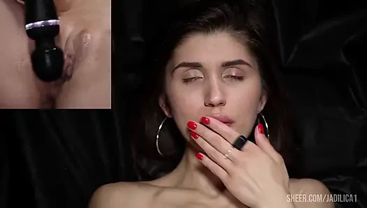 Tight Pussy Gets Lots of Orgasms Playing 1 on 1 with the Camera