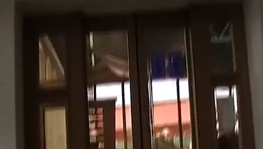 Twink gets çarptım içinde gas station toilet