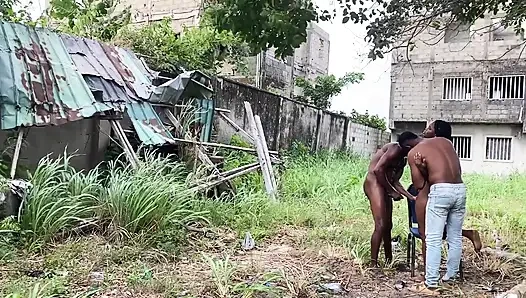 Ben ve hommie'm onu çok iyi siktik