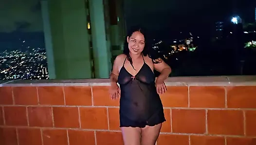 Nocturnal exhibitionism in the public parking lot