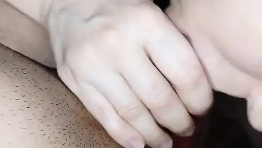 Oral dölleme, üvey kız kardeşimin ağzına boşalma
