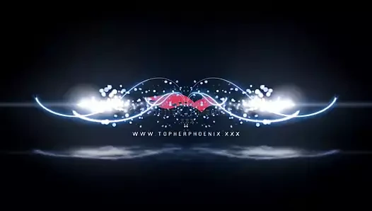 Topher anka kuşu alır bir eyersiz tren sikme