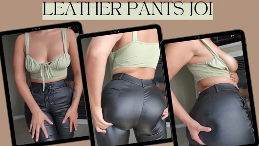 Deri taytlı seksi orta yaşlı seksi kadın öğretmen sikini sıvazlamanı ve 31 talimatı için sert boşalmanı istiyor