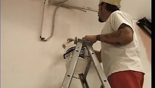 Seksi sarışın bebekte büyük yarak