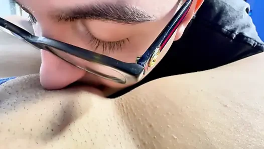 Female POV - my step-sister's friend eats my pussy until I can't take it anymore