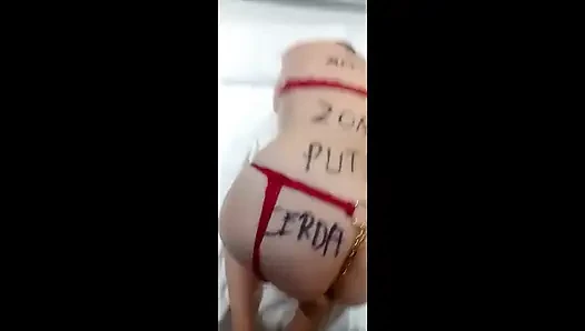 Mature Spanish woman Natalia being whipped, fucked and humiliated like a good sex slave