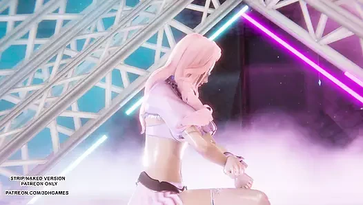 Mmd mor öpücük - asosyal Seraphine seksi kpop dans league of legends hentai