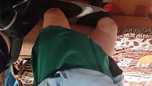 Üç lezbiyenin ateşli yüksek sesle mastürbasyonu