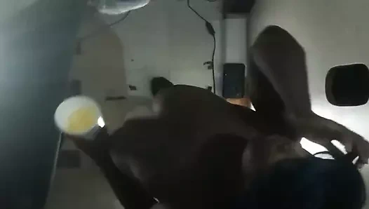African American abanoz enjoi da kedi kalın uyluk sulu kedi model 01