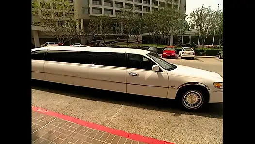 Lena için limuzinde baharatlı üçlü sikiş