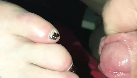 amatör MİLF ile siyah ayak tırnak yok ayak oyun