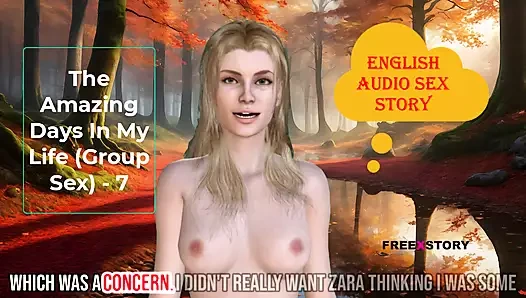 The Amazing Days in My Life group Sex - 7 - English Audio Sex Story with Subtitle