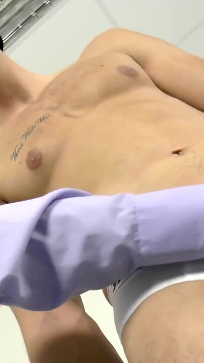 Straight hot hunk boy gets handjob his huge dick | Clip 1