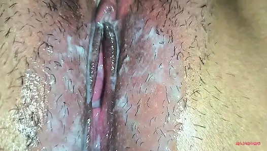 Jyoti Bhabhi Ke Chut Ke Halato Crempie Pussy