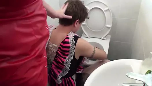 Gonzo bayanlar aşağılamak köleler aşırı