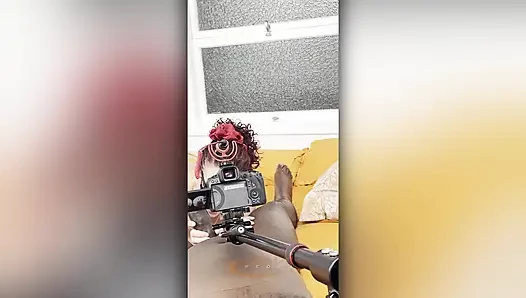 Kamera Arkası!! Francine Leclaire semaj'ın yarağını emiyor!!