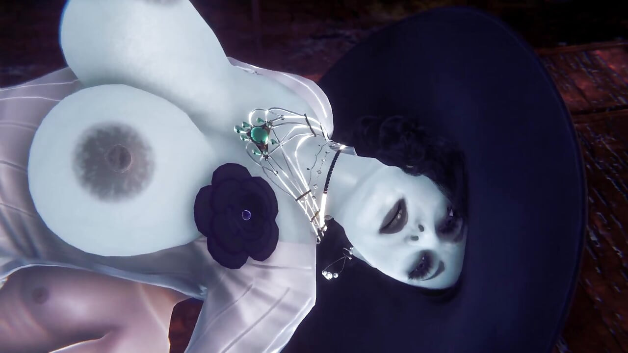 Alcina Dimitrescu üstte kaşık yapıyor - resident evil village kısa klip