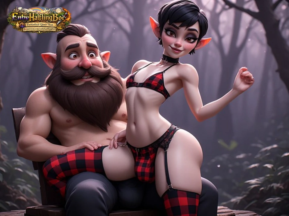 The Glimmering Goblet: HalflingBoi Night. PMV where Special guest dancer HalflingBoi turns tavern teasing into temptation.