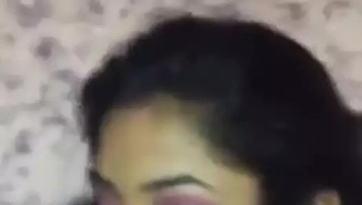 desi kız alır yük için yüze