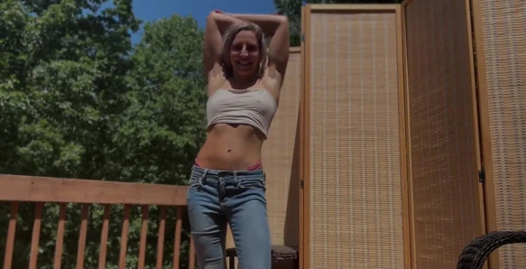 Whale Tail Jeans and Strip JOI Lora Solo
