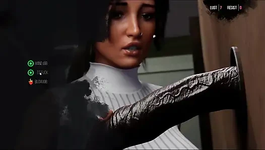 Croft Adventures Oyunu Hentai Parodi Bölüm 6 Esmer Büyük siyah bir penisle devasa bir yüz ifadesi alıyor!