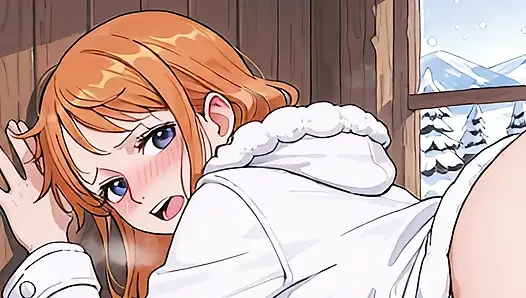 Nami hepsini riske atıyor: Luffy'yi korumak için düşmanı boşaltma - tek parça yapay zeka
