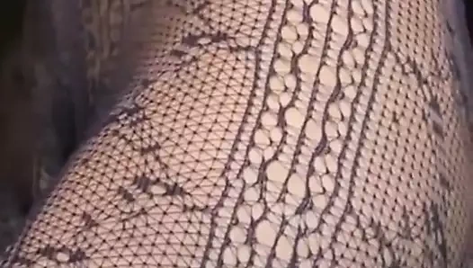 Külotlu çorap götü ve ayak gösterisi