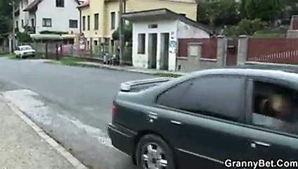 Raunchy rural granny creamed