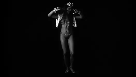 siyah fransız kız dansları