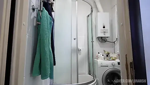 Doğaüstü duş kızıl saçlı oral seks, domaltmalı, senin için döl yok
