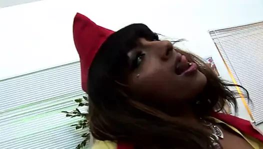 Seems Natalie is not used to severe fucking, she agonizes a lot