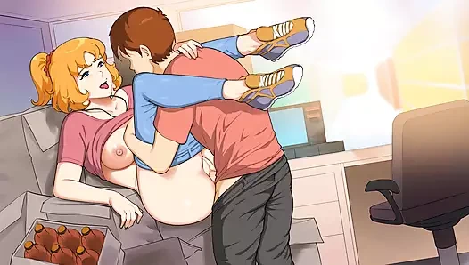 Orta yaşlı seksi kadının plazası: bakkaldaki sürtük azgın kız için sikişiyor ve dölleniyor - bölüm 4