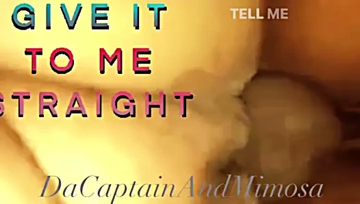 Dacaptainandmimosa bana düz kremsi köpek ver