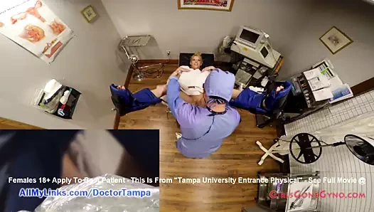 Tampalı doktor tarafından Bella ink'in jinekolog muayenesi gizli kameralarda yakalandı