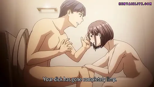 Erkek arkadaşımın sert yarağını görünce çok azıyorum - hentai